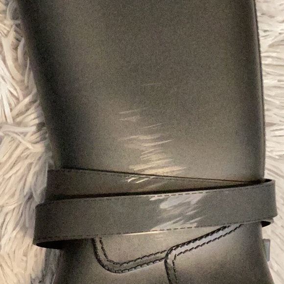 Suzy Shier black rain boots size 7 - Picture 7 of 8